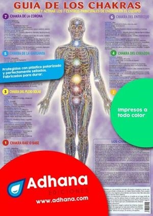 PÒSTER ADHANA GUÍA DE LOS CHAKRAS | 8436005164454