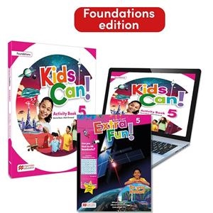 KIDS CAN!  FOUNDATIONS 5 ACTIVITY BOOK, EXTRAFUN & PUPIL'S APP | 9781035126880 | SHAW, DONNA / OMEROD, MARK