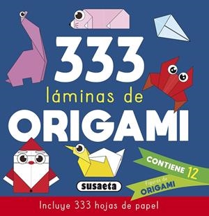 333 LAMINAS DE ORIGAMI AZUL | 9788411960083 | EDICIONES, SUSAETA