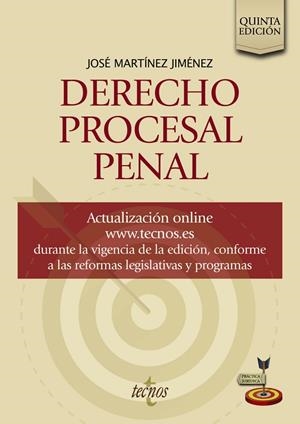 DERECHO PROCESAL PENAL | 9788430990405 | MARTÍNEZ JIMÉNEZ, JOSÉ
