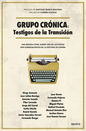 GRUPO CRÓNICA : TESTIGOS DE LA TRANSICIÓN | 9788423437443 | BARRIGA BRAVO, JOSE JULIÁN
