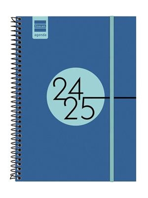 FINOCAM AGENDA CURS ESPIRAL E10 SVH 24-25 BLAU | 8422952378037