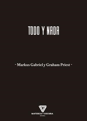 TODO Y NADA | 9788412703412 | GABRIEL, MARKUS
