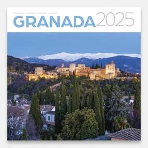 CALENDARI 2025 PARET (30X30 CM) GRANADA Y LA ALHAMBRA | 8424455250162