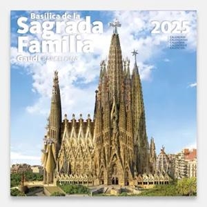 CALENDARI 2025 PARET (30X30 CM) SAGRADA FAMÍLIA-1 (PROJECTE) | 8424455250254