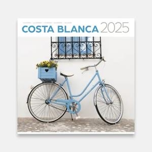 CALENDARI 2025 PARET (16X16 CM) COSTA BLANCA-A (BICICLETA) | 8424455250339