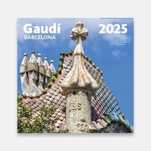CALENDARI 2025 PARET (16X16 CM) GAUDÍ-1 A (BATLLÓ) | 8424455250384