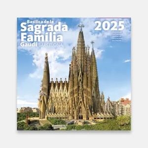 CALENDARI 2025 PARET (16X16 CM) SAGRADA FAMÍLIA-1 (PROJECTE) | 8424455250490