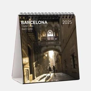 CALENDARI 2025 SOBRETAULA (14X15 CM) BARCELONA 2 (CIUTAT VELLA) | 8424455250551