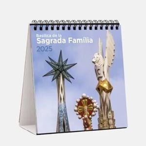 CALENDARI 2025 SOBRETAULA (14X15 CM) SAGRADA FAMÍLIA | 8424455250803