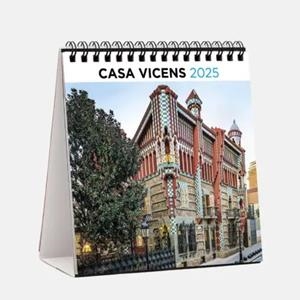 CALENDARI 2025 SOBRETAULA (14X15 CM) CASA VICENS | 8424455250827