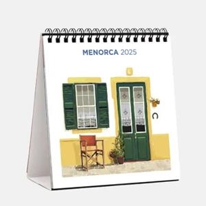 CALENDARI 2025 SOBRETAULA (14X15 CM) BLAU MENORCA | 8424455250742