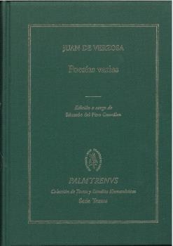POESÍAS VARIAS | 9788417999629 | DE VERZOSA, JUAN