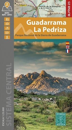 GUADARRAMA - LA PEDRIZA : CARPETA ALPINA [2024] | 9788470111204