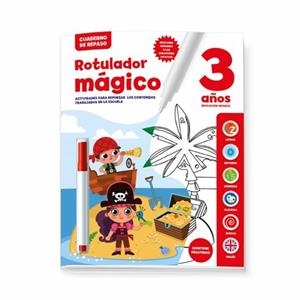 CUADERNO DE REPASO 3 AÑOS ROTULADOR MAGICO | 9788410133464 | IMAGILAND
