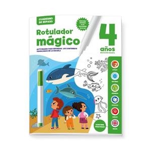 CUADERNO DE REPASO 4 AÑOS CON ACTIVIDADES COLORMAGIC | 9788410133471 | IMAGILAND