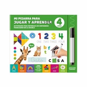 MI PIZARRA PARA JUGAR Y APRENDER 4 AÑOS | 9788410133440 | IMAGILAND