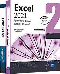 EXCEL 2021 PACK 2 LIBROS APRENDER Y DISEÑAR CUADROS DE MANDO | 9782409045882 | RIEU, JEAN FRANCOIS
