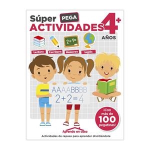 APRENDO EN CASA SUPER PEGA ACTIVIDADES 4+ | 9788411512916