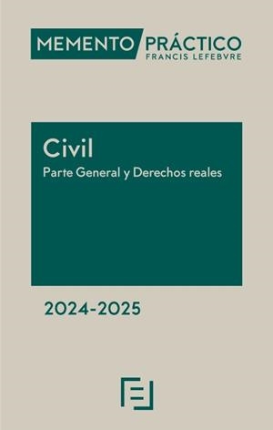 MEMENTO CIVIL PARTE GENERAL Y DERECHOS REALES 2024 2025 | 9788419896940 | LEFEBVRE-EL DERECHO