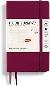 AGENDA SV+ N 2025 LINIES TB A6 PORT RED | 4004117652028