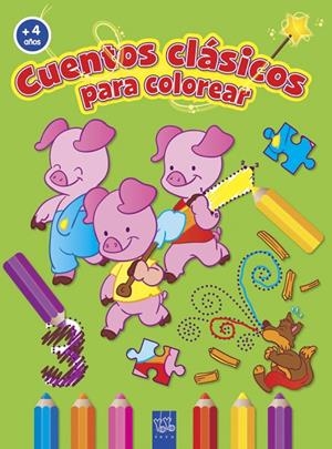 CUENTOS CLÁSICOS COLOREAR +4 | 9788408037194 | YOYO