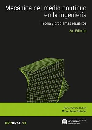 MECÁNICA DEL MEDIO CONTINUO EN LA INGENIERÍA | 9788410008403 | FERRER, MIQUEL