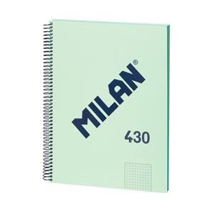 LLIBRETA A4 ESPIRAL MILAN VERDA | 8411574104865