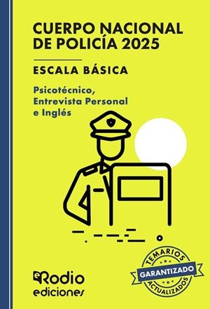 CUERPO NACIONAL DE POLICÍA 2024. ESCALA BÁSICA. PSICOTÉCNICO, ENTREVISTA PERSONAL E INGLÉS | 9788419922656 | AUTORES, VARIOS
