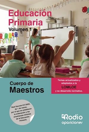 CUERPO DE MAESTROS. PRIMARIA. VOLUMEN 1. LOMLOE | 9788417976729 | AUTORES, VARIOS