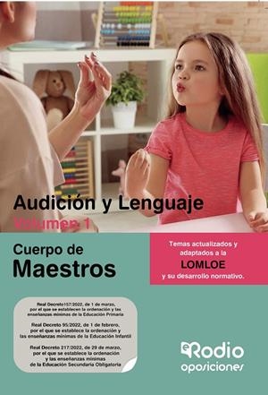 CUERPO DE MAESTROS. AUDICIÓN Y LENGUAJE. VOLUMEN 1. LOMLOE | 9788418794117 | AUTORES, VARIOS