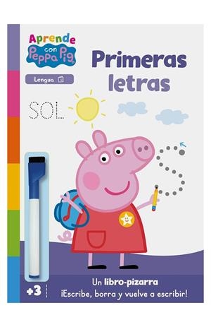 APRENDO CON PEPPA PIG. PRIMERAS LETRAS (LIBROPIZARRA) | 9788448859077