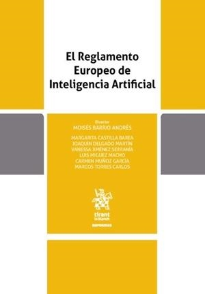 REGLAMENTO EUROPEO DE INTELIGENCIA ARTIFICIAL, EL | 9788410713031 | BARRIO ANDRES, MOISES
