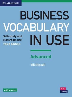 BUSINESS VOCABULARY IN USE: ADVANCED BOOK WITH ANSWERS | 9781316628232 | MASCULL, BILL
