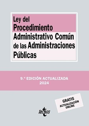 LEY DEL PROCEDIMIENTO ADMINISTRATIVO COMÚN DE LAS ADMINISTRACIONES PÚBLICAS | 9788430991068 | EDITORIAL TECNOS
