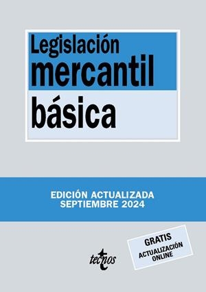 LEGISLACIÓN MERCANTIL BÁSICA | 9788430990993 | EDITORIAL TECNOS