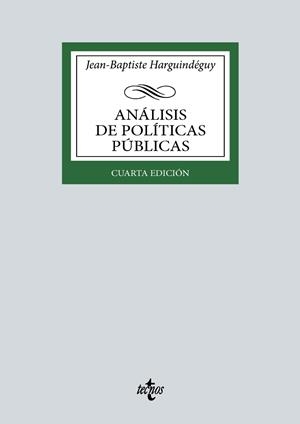 ANÁLISIS DE POLÍTICAS PÚBLICAS | 9788430990757 | HARGUINDÉGUY, JEAN-BAPTISTE