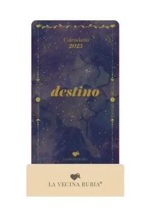 CALENDARIO MESA DE TARJETAS 2025 LA VECINA RUBIA | 8432715167655