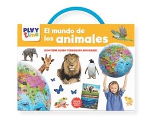 KIT GLOBO TERRÁQUEO HINCHABLE - ANIMALES DEL MUNDO | 9788418861161 | IMAGILAND