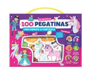 MALETÍN 100 PEGATINAS - UNICORNIOS Y FANTASÍA | 9788418861253 | IMAGILAND