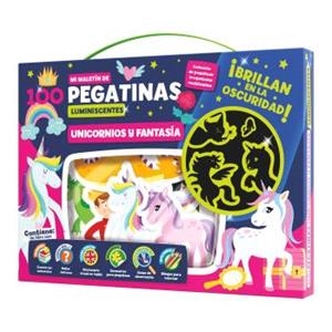 MALETÍN 100 PEGATINAS LUMINISCENTES - FANTASIA | 9788418861314 | IMAGILAND