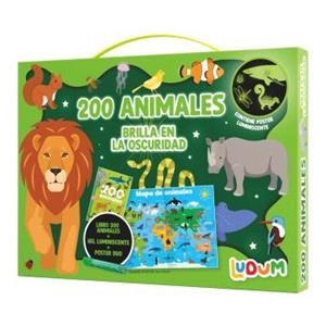 LUDUM KIT BRILLA EN LA OSCURIDAD ANIMALES | 9788418861321 | IMAGILAND