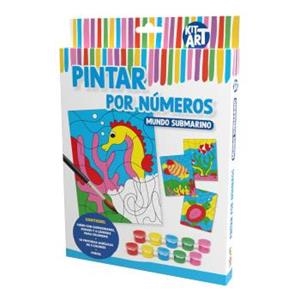 KIT ART PINTAR POR NUMEROS MUNDO SUBMARINO | 9788418861437 | IMAGILAND