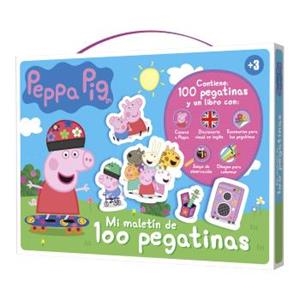 LUDUM MALETÍN 100 PEGATINAS PEPPA PIG | 9788418861543 | IMAGILAND