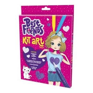 LUDUM BEST FRIENDS KIT ART GLITTER PENS | 9788418861604 | IMAGILAND