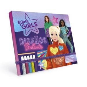 SUPER GIRLS - DISEÑOS BRILLANTES | 9788418861833 | IMAGILAND