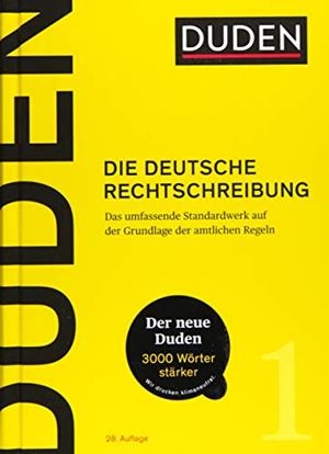 DUDEN DIE DEUTSCHE RECHTSCHREIBUNG | 9783411040186