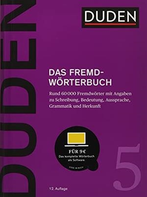DUDEN DAS FREMDWORTERBUCH | 9783411040629
