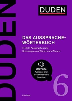 DUDEN DAS AUSSPRACHEWORTERBUCH | 9783411040681