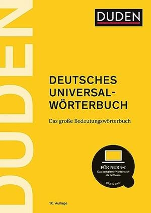 DUDEN DEUTSCHES UNIVERSALWORTERBUCH | 9783411055104